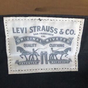 Levi’s Strauss & Co W31/L32 Black jean straight leg